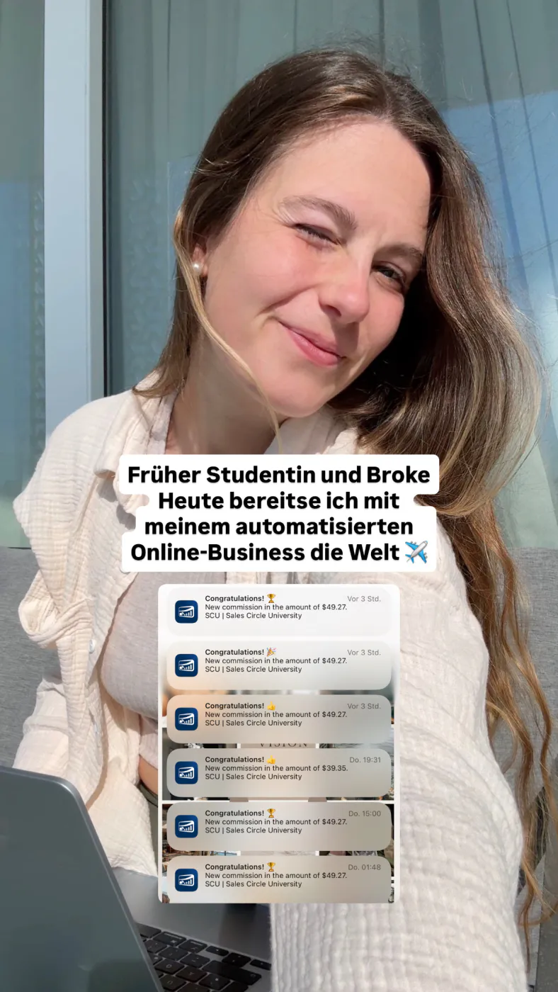 Mehrere Provisions-Benachrichtigungen über je 49,27 $ (SCU | Sales Circle University)