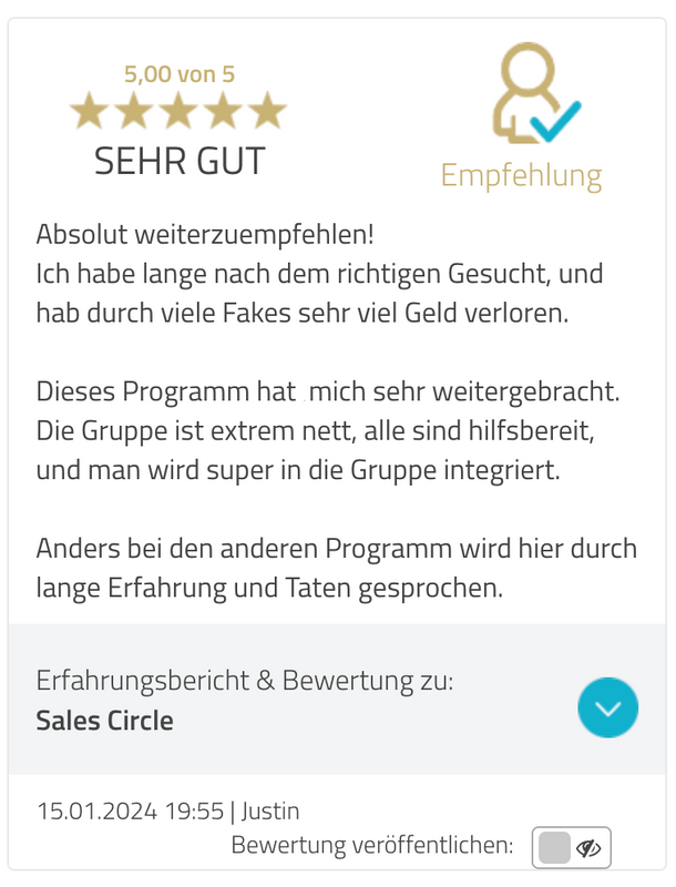 Bewertung 6