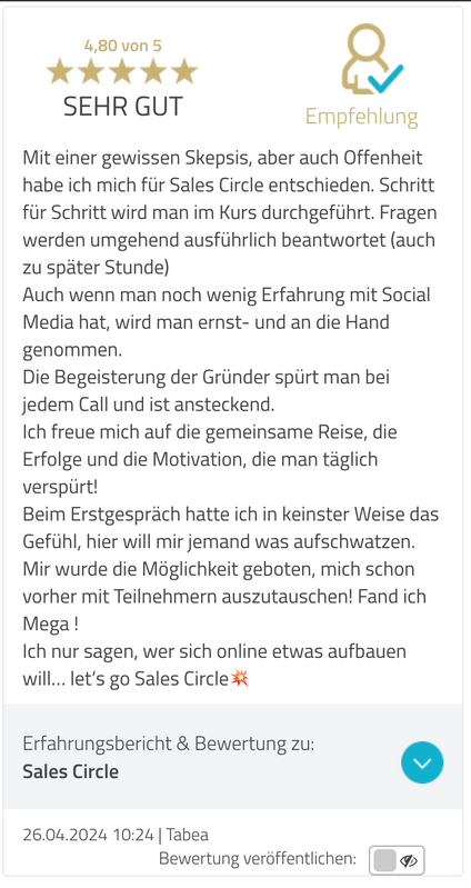 Bewertung 3